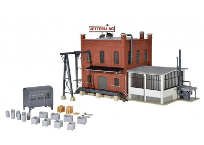 Fabrica cu anexa Vetterli AG - H0 Kibri 39813